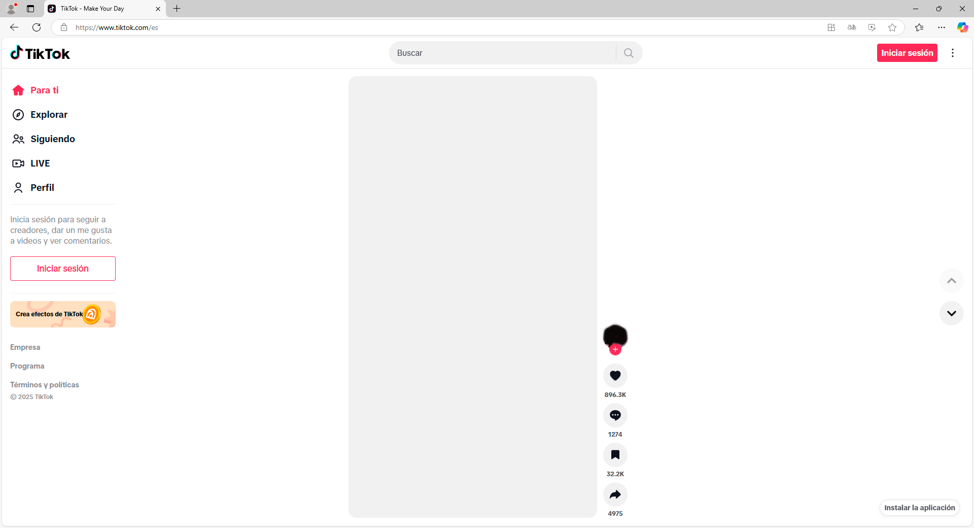 Ejemplo Buscar video